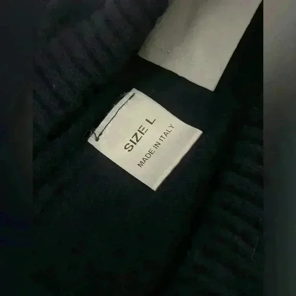 MJ. WATSON Cashmere Jogger - NAVY Size Large - Picture 6 of 15